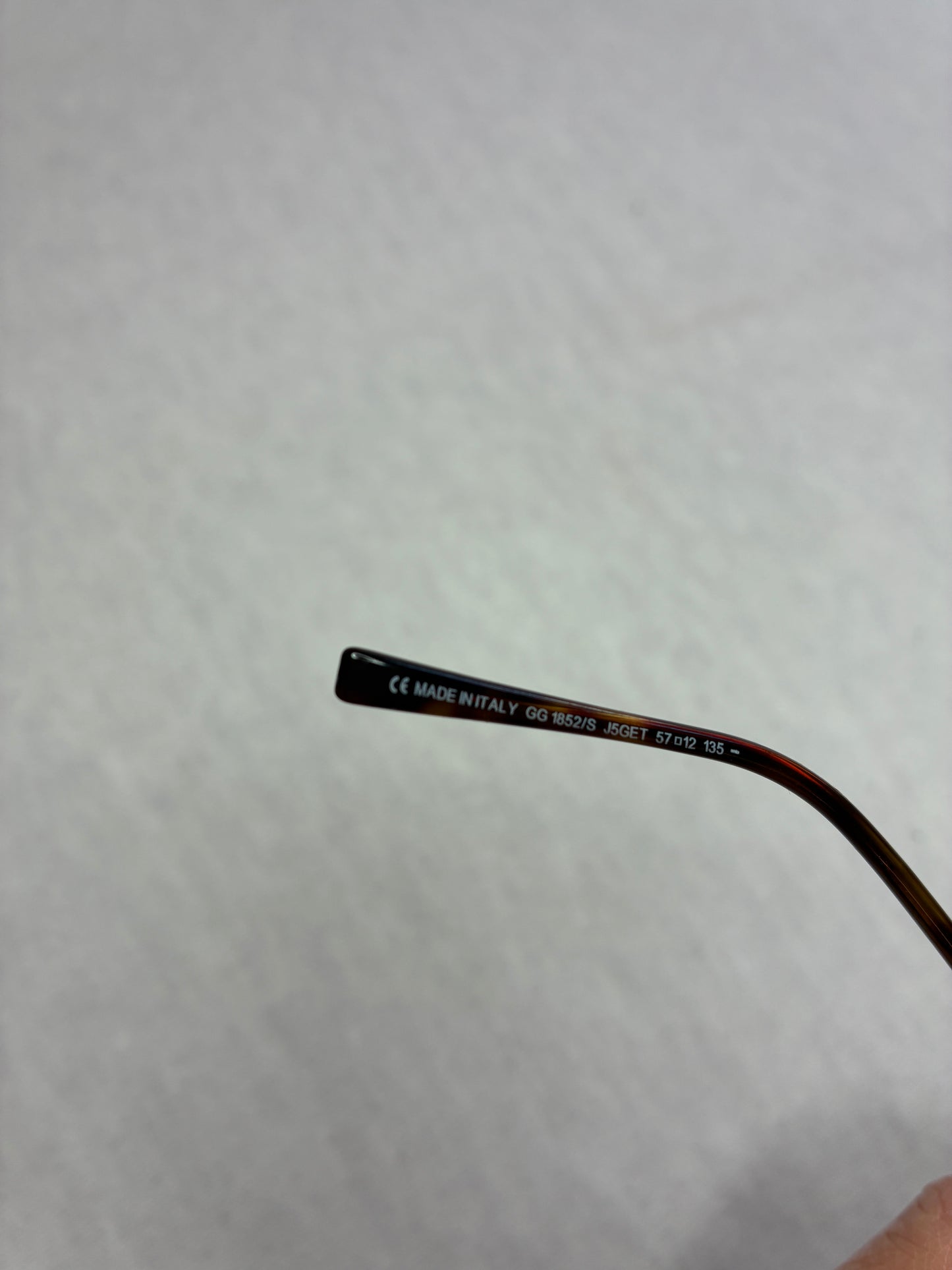 Gucci — Occhiali da Sole Aviator Rimless Vintage Lenti Ambra Oro Specchiato