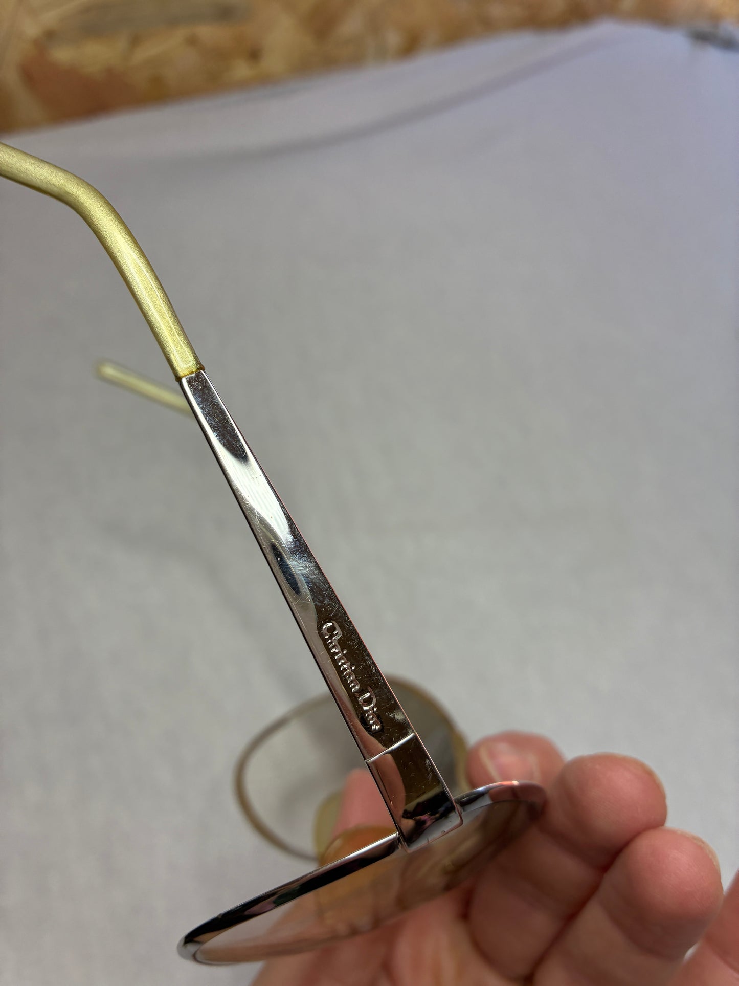 Christian Dior — Occhiali da Sole Aviator Shield Vintage « Rodeo Drive » Made in Austria