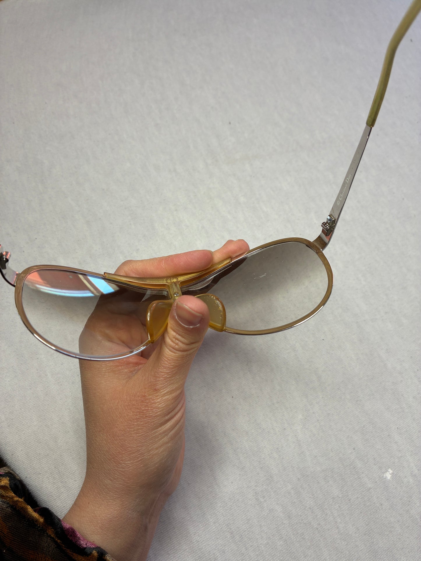 Christian Dior — Occhiali da Sole Aviator Shield Vintage « Rodeo Drive » Made in Austria