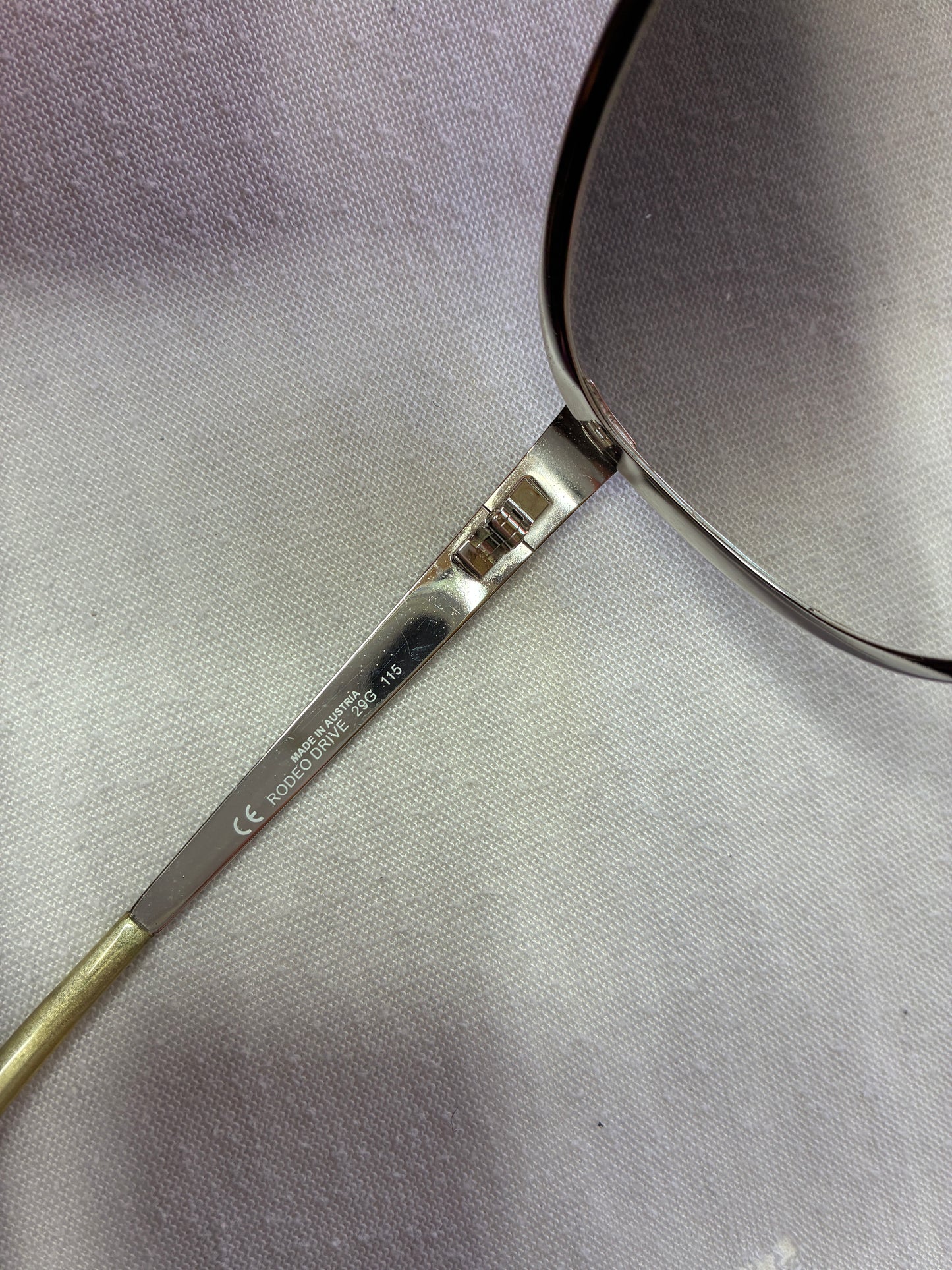 Christian Dior — Occhiali da Sole Aviator Shield Vintage « Rodeo Drive » Made in Austria