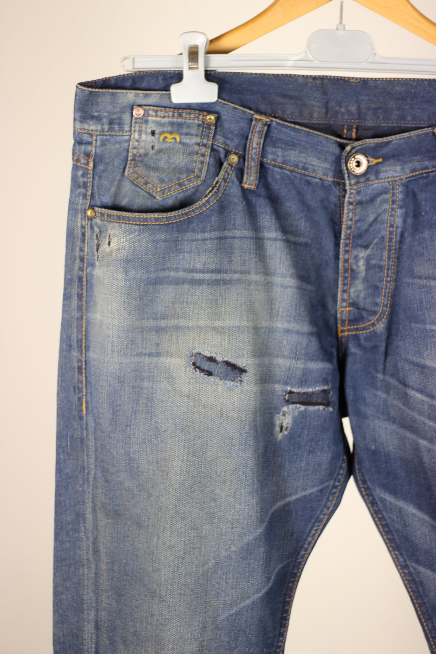 Jeans Vintage Clink Destroyed Blu – Made in Italy Taglia 52