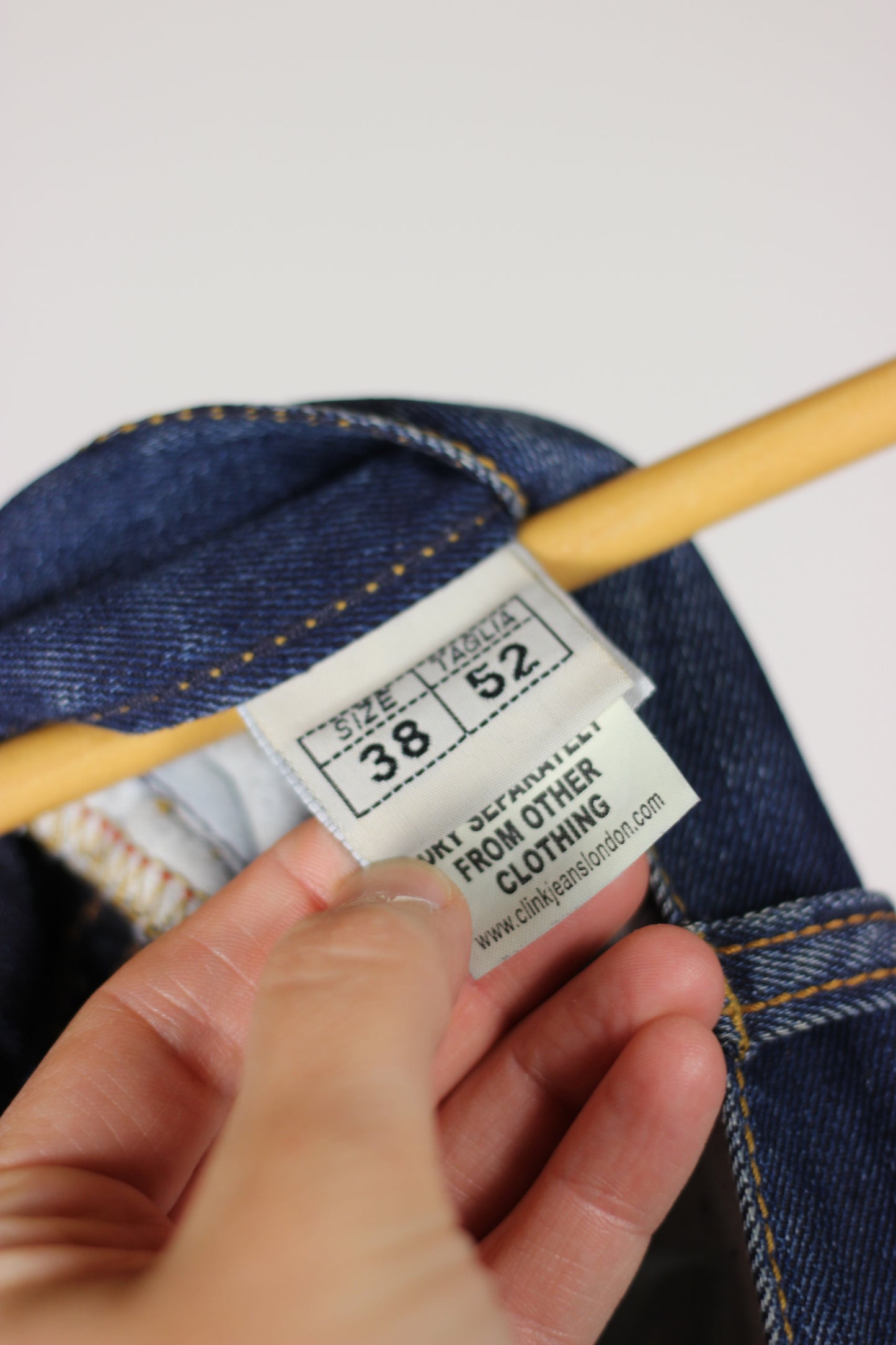 Jeans Vintage Clink Destroyed Blu – Made in Italy Taglia 52