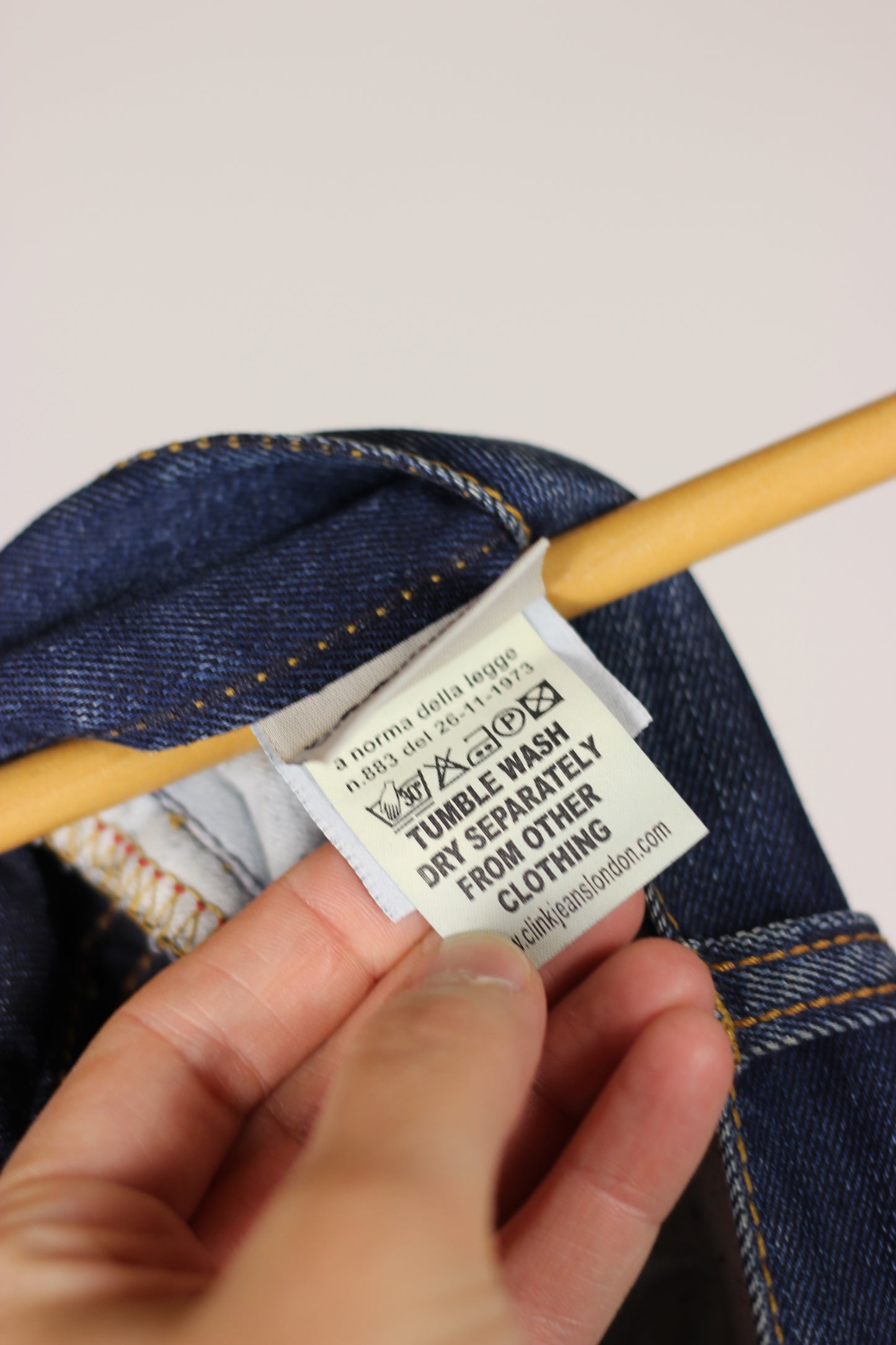 Jeans Vintage Clink Destroyed Blu – Made in Italy Taglia 52