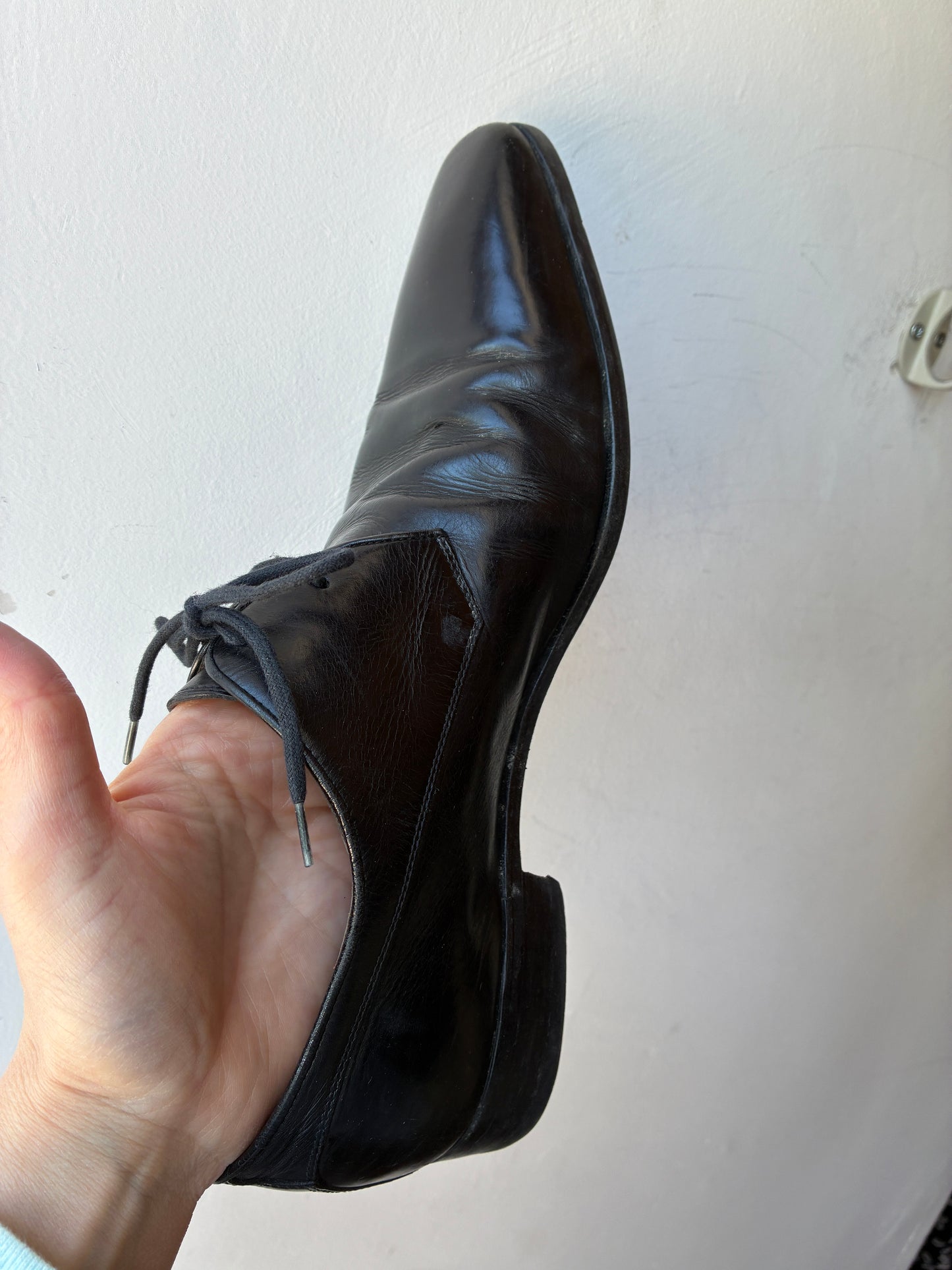 Fratelli Rossetti Derby Vintage Pelle Nera – Taglia 41