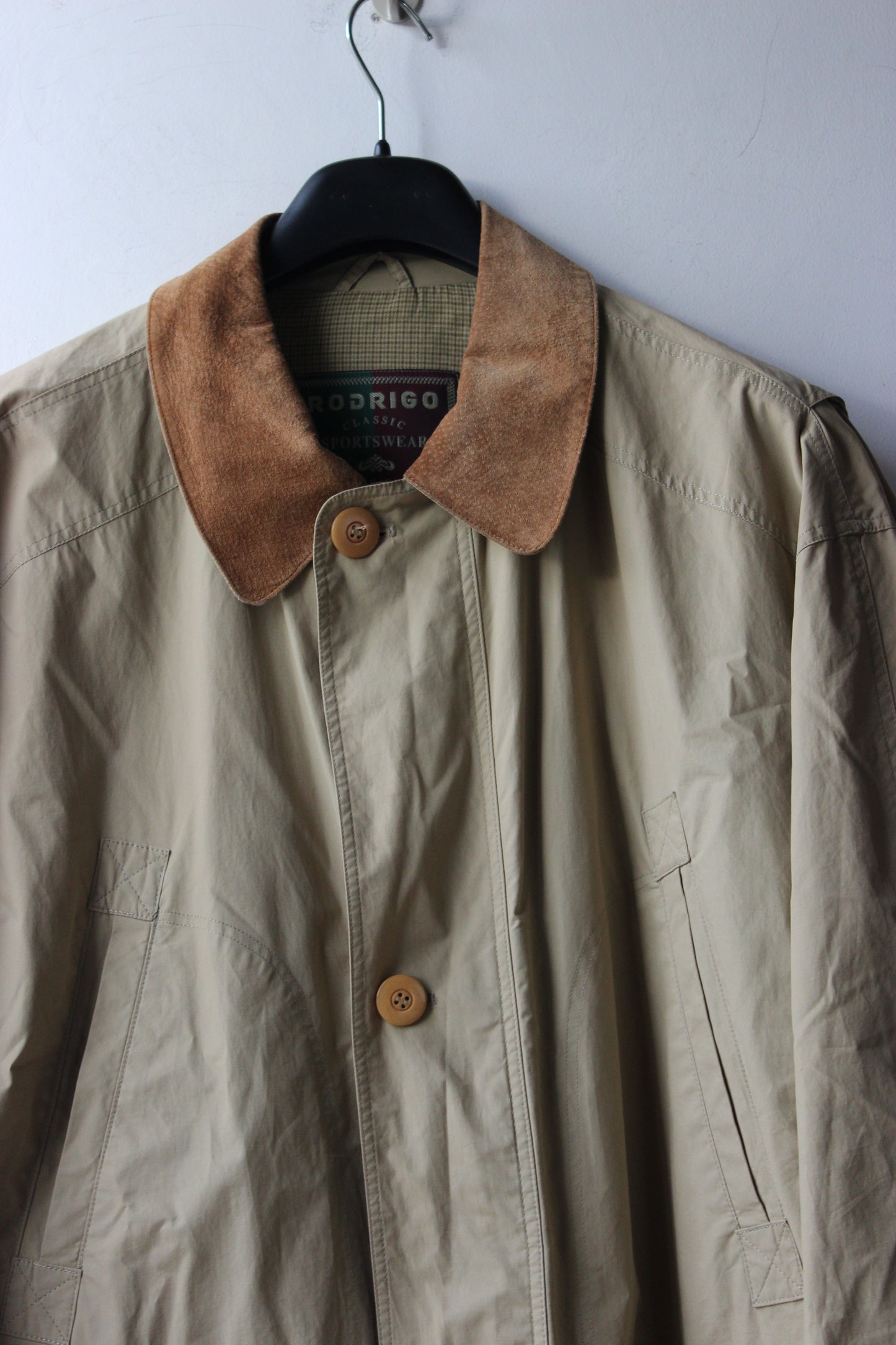 Giacca Vintage Rodrigo con Collo scamosciato