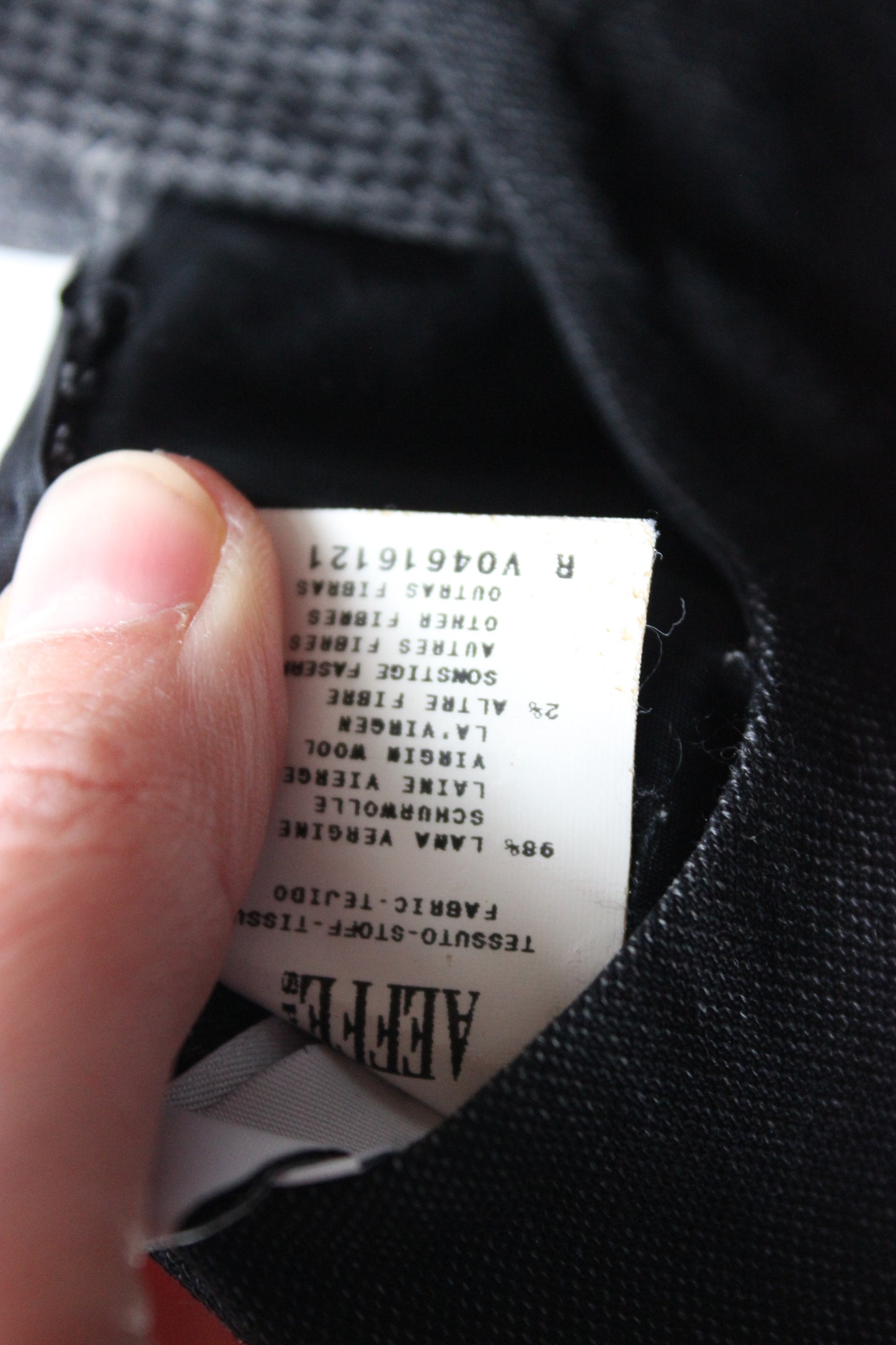 MOSCHINO Vintage Abito Elegante Grigio – Lana Vergine
