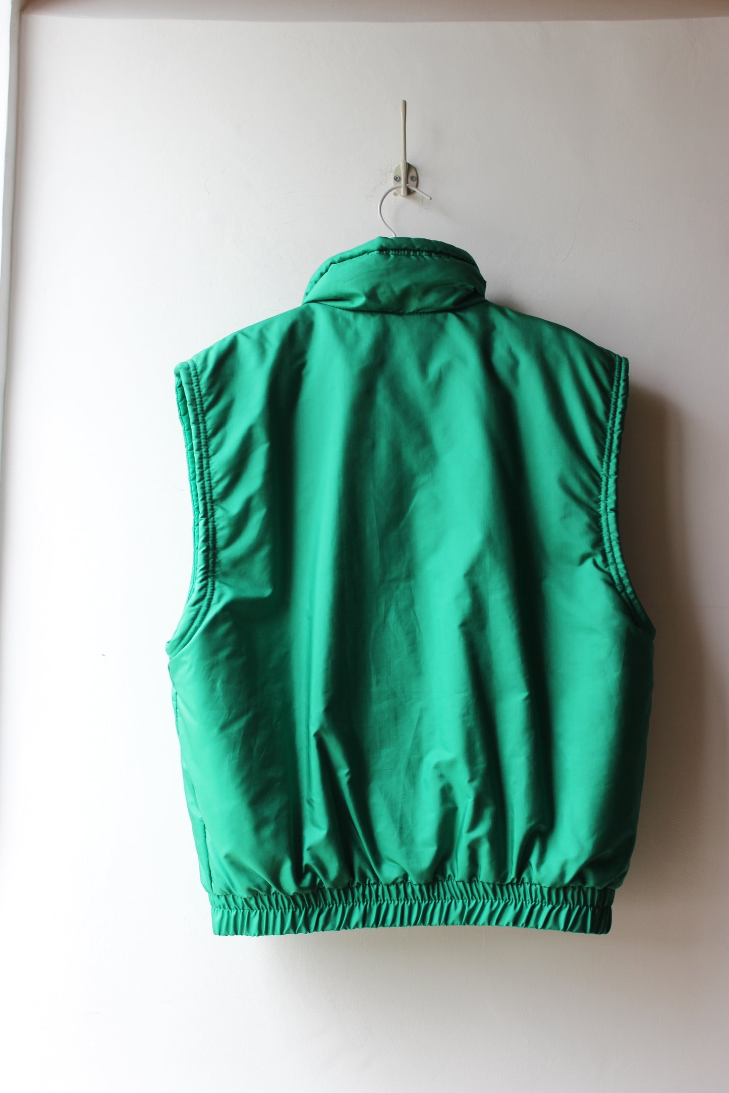 Gilet Vintage Brugi Verde Smeraldo Imbottito Anni '80