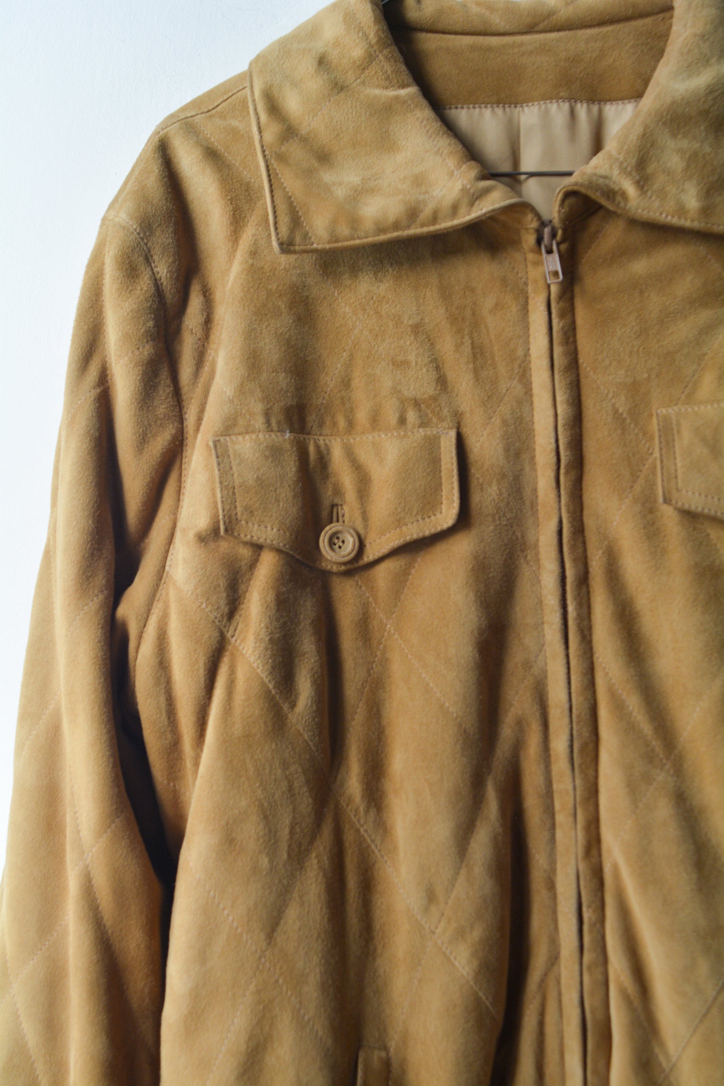Giacca Vintage in Camoscio – Valerio Pasinelli – 100% Pelle Made in Italy